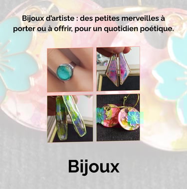 bijoux aquarelle art beauté cadeau offrir plaisir boucles d'oreilles pendentif bracelet
