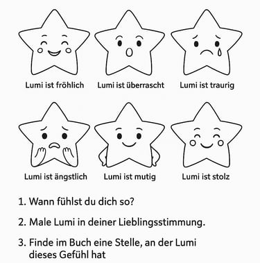 Gefühle entdecken mit Lumi. Material zur Sprachförderung
