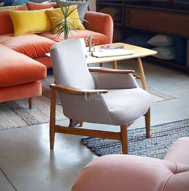 sillon individual tapizado diseno escandinavo