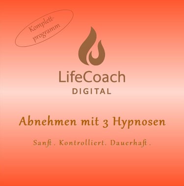 Abnehmen-Paket mit drei Hypnosen zur Unterstützung einer nachhaltigen Gewichtsreduktion