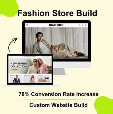 Fashion store website build case study by Innovaytix