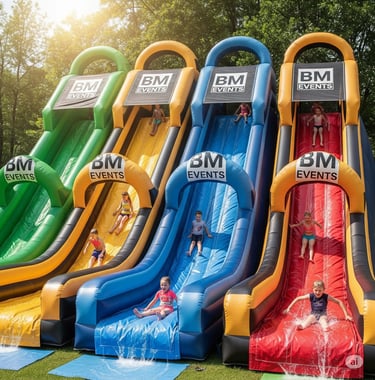 splash party, water slide, swimming pool slide
