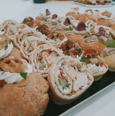 Plateau de petits fours salés