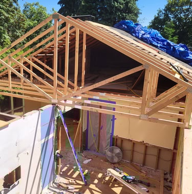new roof and front porch 
