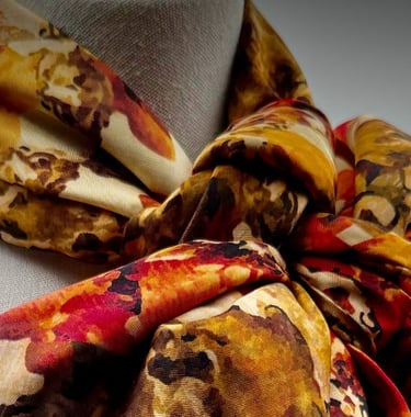 Marino's - une affaire de famille - Foulard soie - accessoires de mode - artisanat - soie - Francexx
