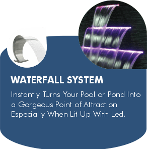 Waterfall System - Pools Plus Cyprus - Havuz Çözüm Merkezi - Pool Solution Center