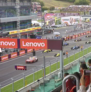 Bolidy F3 na Hungaroringu