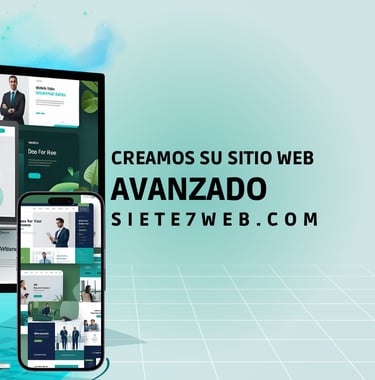 Creamos su sitio web avanzado | siete7web.com