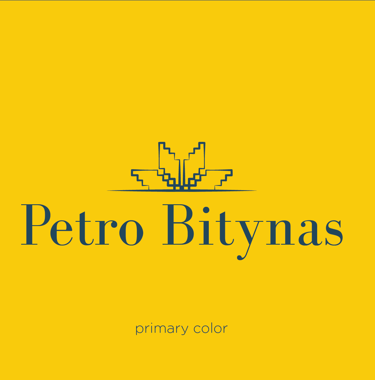 Traditional modern logo and label design for a Lithuanian beekeeper