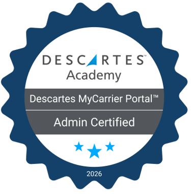 a badge for the descartes academy