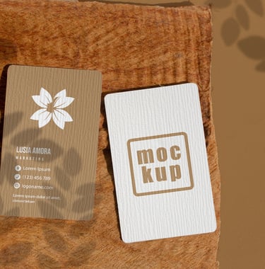 Carte de visite papier conqueror