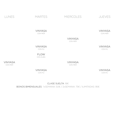 horario clases 2023-2024 shalala.org