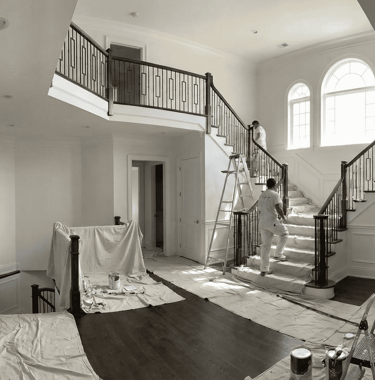 painted foyer walls ceiling