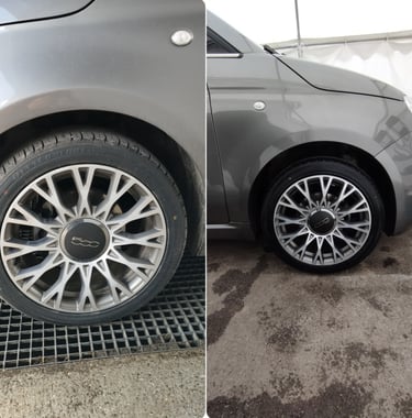 Lavage extérieur automobile avant après