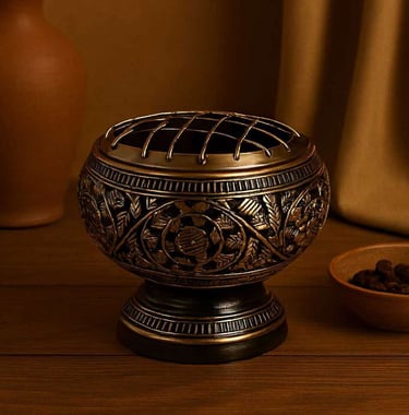brass charcoal burner 