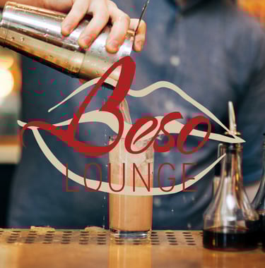 beso lounge branding package