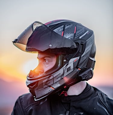Maël le motard