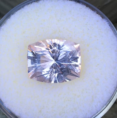 Morganite Gemstone Art