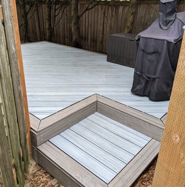 Trex composite decking