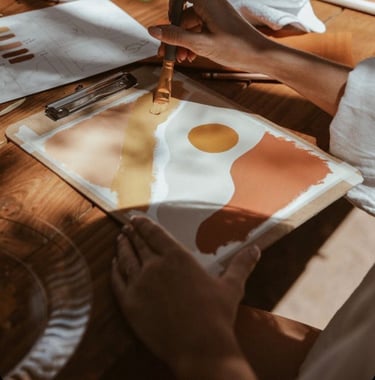 Atelier peinture sur toile