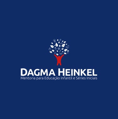 Logo para Dagma Heinkel, mentora de educação infantil, um exemplo de branding com propósito.