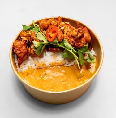 Thai Chicken Red Curry at BKK Social in Gloucester