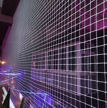 balcony safety nets installed professionally in bengaluru flat