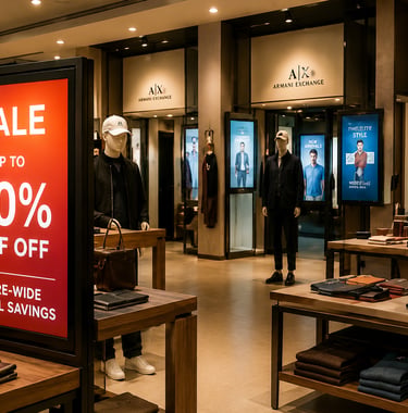 Retail printing solutions including packaging, stickers, signs and promotional products
