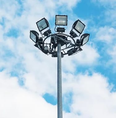 High Mast Lighting Pole Manufactured By Hindustan Power