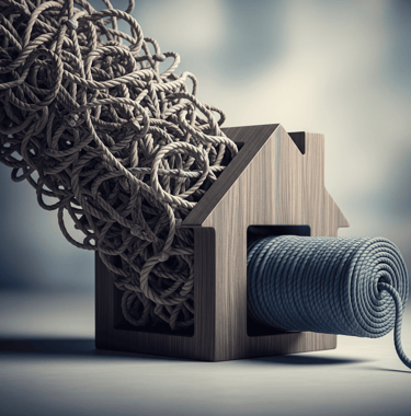 debts being simplified into a single mortgage payment by refinancing with your home equity in Canada