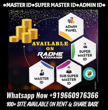 ONLINE CRICKET BETTING ID AVAILABLE DL MDL SMDL MASTER ID SUPER MASTER ID ADMIN ID AVAILABLE