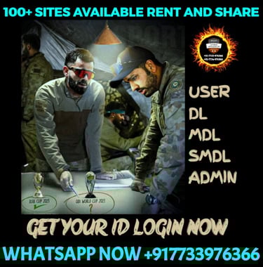 ONLINE CRICKET BETTING ID AVAILABLE DL MDL SMDL MASTER ID SUPER MASTER ID ADMIN ID AVAILABLE