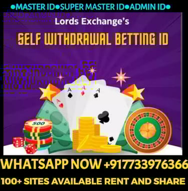 ONLINE CRICKET BETTING ID AVAILABLE DL MDL SMDL MASTER ID SUPER MASTER ID ADMIN ID AVAILABLE