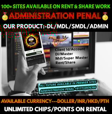 ONLINE CRICKET BETTING ID AVAILABLE DL MDL SMDL MASTER ID SUPER MASTER ID ADMIN ID AVAILABLE