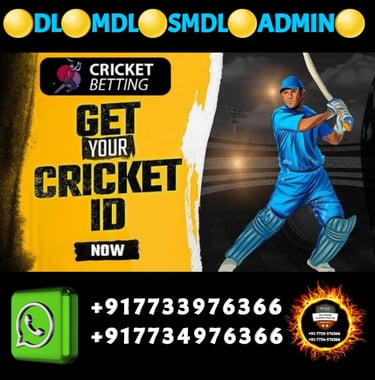 ONLINE CRICKET BETTING ID AVAILABLE DL MDL SMDL MASTER ID SUPER MASTER ID ADMIN ID AVAILABLE