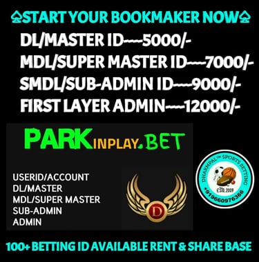ONLINE CRICKET BETTING ID AVAILABLE DL MDL SMDL MASTER ID SUPER MASTER ID ADMIN ID AVAILABLE