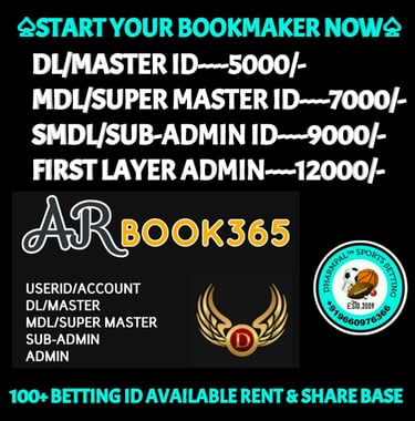 ONLINE CRICKET BETTING ID AVAILABLE DL MDL SMDL MASTER ID SUPER MASTER ID ADMIN ID AVAILABLE