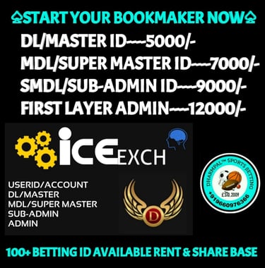 ONLINE CRICKET BETTING ID AVAILABLE DL MDL SMDL MASTER ID SUPER MASTER ID ADMIN ID AVAILABLE