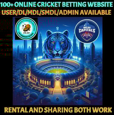 ONLINE CRICKET BETTING ID AVAILABLE DL MDL SMDL MASTER ID SUPER MASTER ID ADMIN ID AVAILABLE