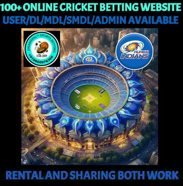 ONLINE CRICKET BETTING ID AVAILABLE DL MDL SMDL MASTER ID SUPER MASTER ID ADMIN ID AVAILABLE