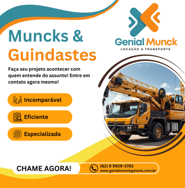 Aluguel de Munck e Guindaste