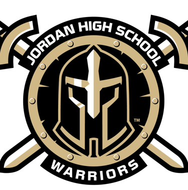 Jordan High School Warriors black gold 3D printed custom school spirit keychains phone stands Katy