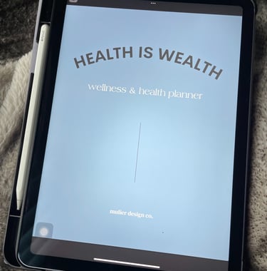 health and wellness planner