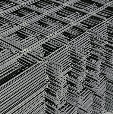 Malha electro-soldada nervurada. Ferro para construção. Aço para construção.