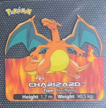 6 charizard Lamincards Pokémon square front