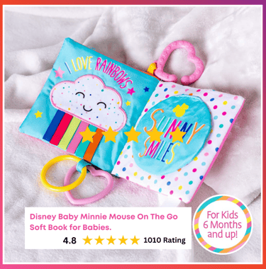 Disney Baby Minnie Mouse On The Go Soft Book for Babies