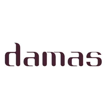 Damas logo - trusted client of Echo Dubai audio visual rental services