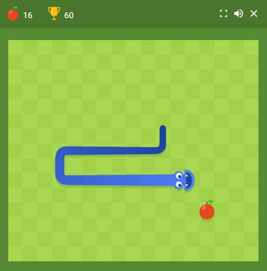 Google's Snake doodle