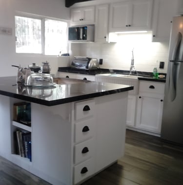 Cocina shaker barnizada blanco mate