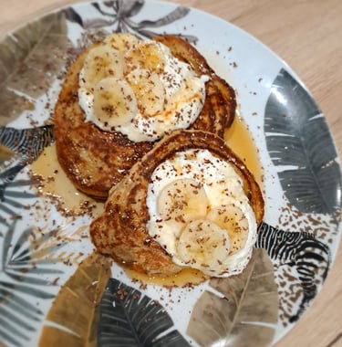 Pancake avoine banane livraison petit déjeuner équilibré